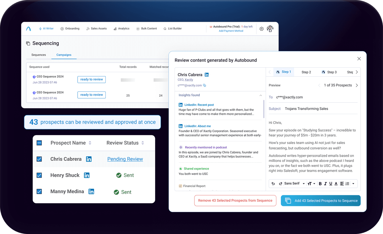 Export AI-Personalized Content Directly into Outreach Custom Fields